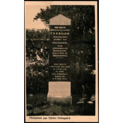 Mindesteen paa Dybb�l Krikegaard - Fr. Biehl u/n - Ubrugt