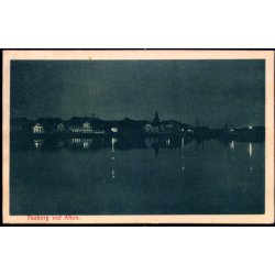 Faaborg ved Aften - J.J.N. 4805 - Brugt