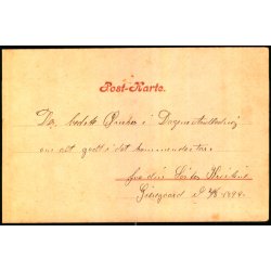 Gram - Kartonpostkort u/n - Ubrugt 1899!