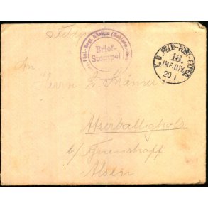 K.D. Feldpost - Til Alsen - Med indhold !