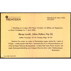 Sygekassen - Fremtiden - Kbh. - Form 88 - Brugt