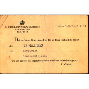 3 de Udskrivningskreds - Svendborg - u/n - Brugt