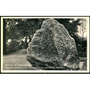 Jelling - Runestenen med Dragebilledet - Jelling Bogh. 4 - Ubrugt