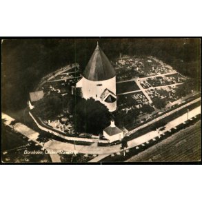 Bornholm - Olsker Rundkirke - Luftfoto Colbergs Bogh. 6125 - Ubrugt