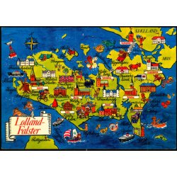 Lolland - Falster - L&F Papir 5056-80 - Brugt