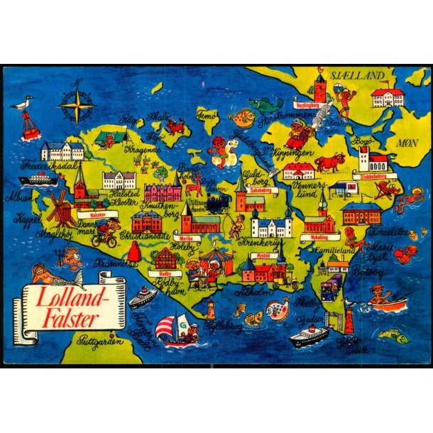 Lolland - Falster - L&F Papir 5056-80 - Brugt