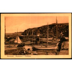 Bornholm - Havneparti i Gudhjem  - Colbergs Bogh. u/n - Brugt