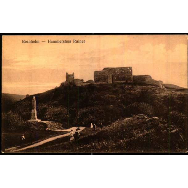 Bornholm - Hammershus Ruiner - Frits Srensens Bogh. 590 - Ubrugt