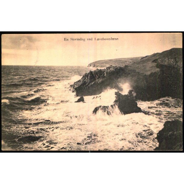 En Stormdag ved L�vehovederne - H.P. Jacobsen 16 - Brugt