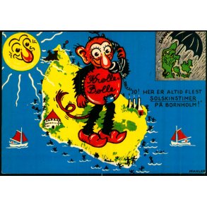 Bornholm - Solskinsen i stersen - Colbergs Bogh. 1658 - Brugt