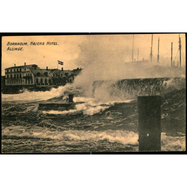 Bornholm - Hjers Hotel -  Allinge - Frits Srensens Bogh. 134