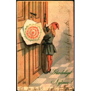 Gldeligt Nytaar - A.V. u/n - Brugt