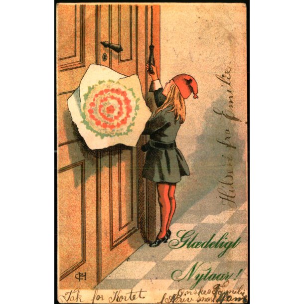 Gldeligt Nytaar - A.V. u/n - Brugt