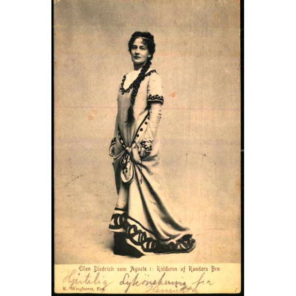 Ellen Diedrich som Agnete i Ridderen af Randers Bro - Alex Vincent 1111 - Brugt