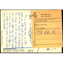 Postkort fra Italien 25 Sept. 1973  - til Kalundborg  - Til returpostkontoret -1356 Kbenhavn K