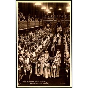 Coronation - Dronning Elizabeth  II - Westminster Abbey - Ubrugt