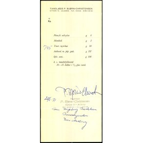 Recept - Tandlge Bjrn Christensen - Budolfi Apotek - Aalborg - 22 - 2 - 71