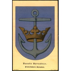 Danske Byvaabner - Frederikshavn Byvaaben - Fritz Benzen 14 - Ubrugt
