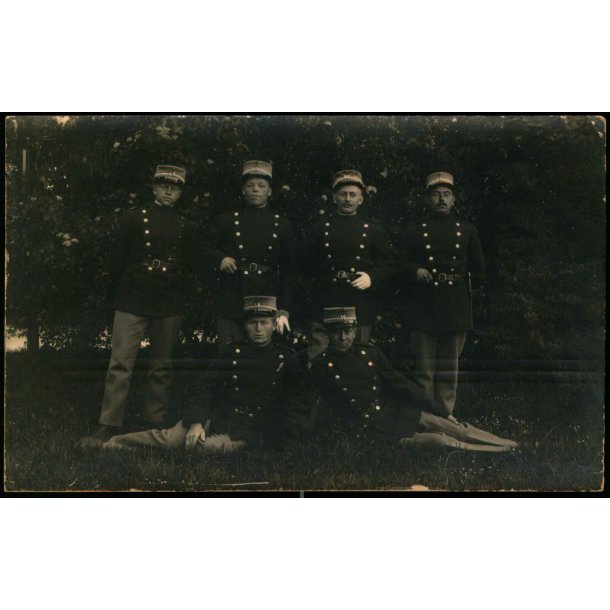 Soldater Aarhus - Fotokort 6 - 7- 1910 - Brugt