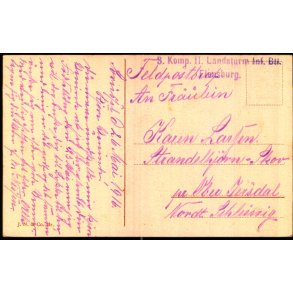 Feldpostbrev - 26 - 5 - 16 - Til Jersdal