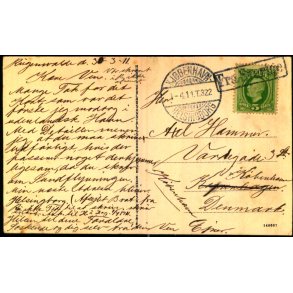 Fra Sveriege i Ramme - Postkort 1 - 4 - 11 - Til Kbenhavn