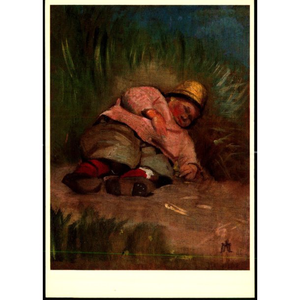 M. Anker - Svende dreng i klitten  - Middelbroe u/n - Ubrugt