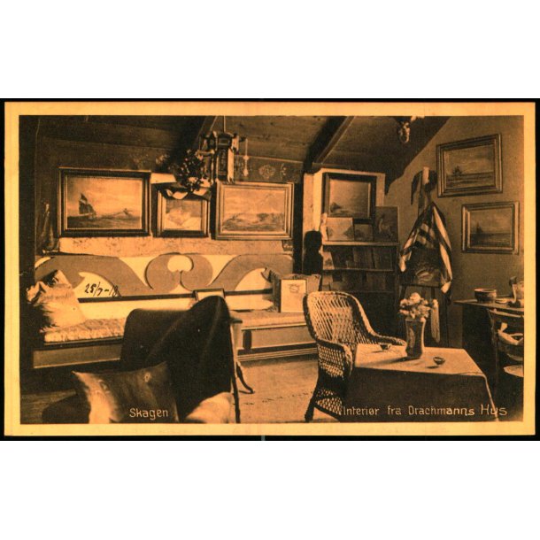 Skagen - Interi�r fra Drachmanns Hus - Knudstrup u/n - Ubrugt