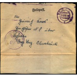 Tysk Feldpostbrev - Stempel uden navn 17 - 12 - 42 - Feldpost No. ? - Til ?
