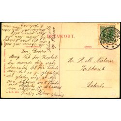 Faaborg ved Aften - J.J.N. 4805 - Brugt