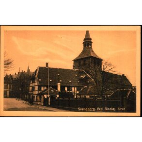 Svendborg - Ved Nicolaj Kirke - Stender 44545 - Ubrugt