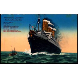 Riesendampfer "IMPERATOR" - Hamburg Amerika Linie - K.W.H. u/n - Ubrugt