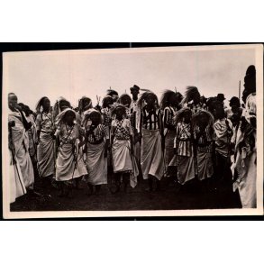 Congo Belge - Croupe de dansure Watusi, - Indigene du Ruanda - Fotokort 3 - 2 - Ubrugt