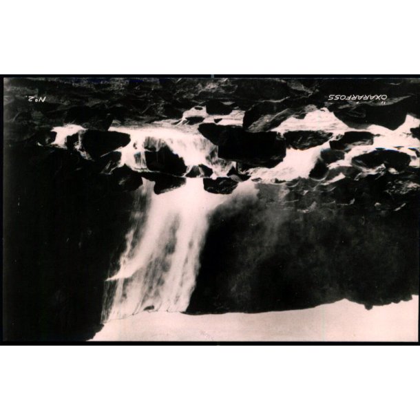 Oxar&agrave;rfoss - Fotokort u/n - Ubrugt