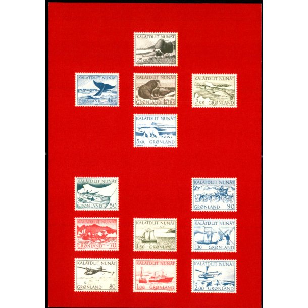 Dyre og Transport serierne - Grnlands Post u/n - Ubrugt