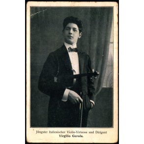 Italienischer Violin Virtuose - Virgillio Gerola - u/n - Ubrugt