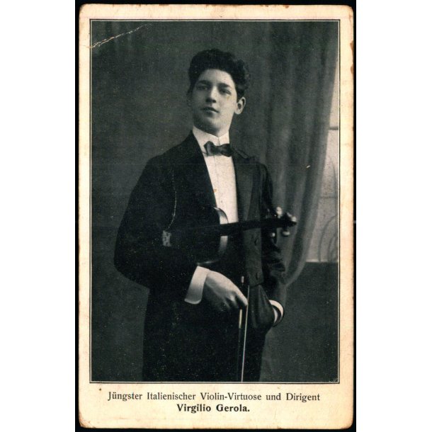 Italienischer Violin Virtuose - Virgillio Gerola - u/n - Ubrugt