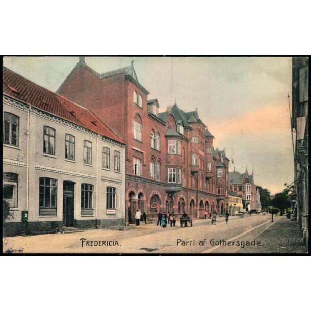 Fredericia - Parti af Gothersgade - u/n - Brugt