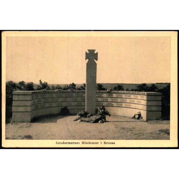 Gendarmernes Mindesm�rke i Krusaa - 1479 - Ubrugt