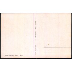 Frederiksborg Slot i Sne - Gldelig Jul - Slotskirken - Rudolf Olsen 12831 - Ubrugt