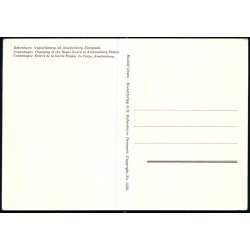 K�benhavn - Vagtafl�sning p� Amalienborg Slotsplads - Rudolf Olsen 1520 - Ubrugt