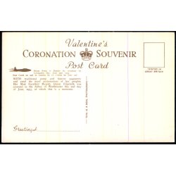 Coronation - Dronning Elizabeth  II - Westminster Abbey - Ubrugt