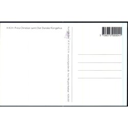 Prins Christian - Det danske Kongehus - Kortgrden KON 001 - Ubrugt