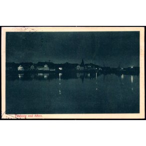 Faaborg ved Aften - J.J.N. 4805 - Brugt