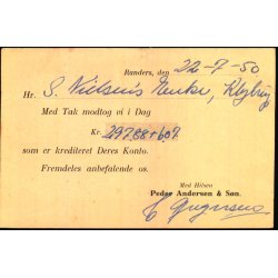 Peder Andersen &amp; Sn - Randers - u/n - Brugt