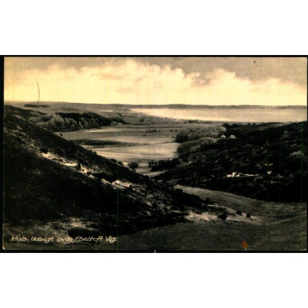 Mols - Udsigt over Ebeltoft Vig - Elles Bogh. 3143 - Brugt