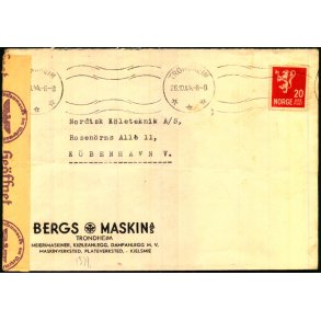 Censurbrev fra Norge  26 - 10 - 44 - Til Danmark