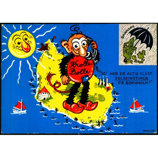 Bornholm - Solskinsen i stersen - Colbergs Bogh. 1658 - Brugt