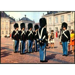 K�benhavn - Vagtafl�sning p� Amalienborg Slotsplads - Rudolf Olsen 1520 - Ubrugt