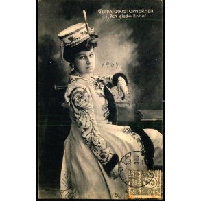 Gerda Christophersen i Den Glade Enke - P. Heckscher 2361 - Brugt