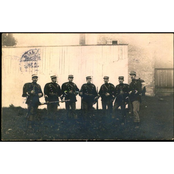 Soldater Aarhus - Fotokort 30 - 9 - 1910 - Brugt